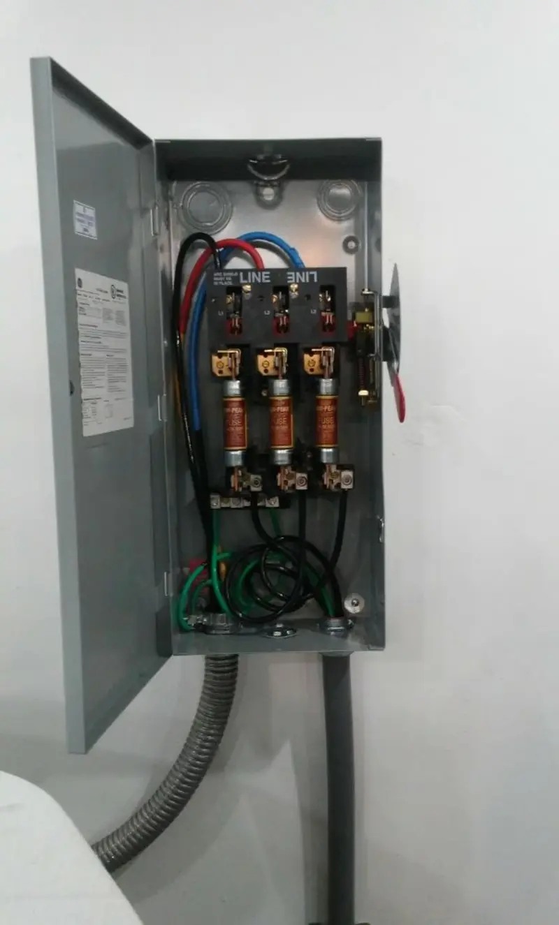 Three-phase disconnect switch installed for Electrical Wiring & Rewiring in South Ogden